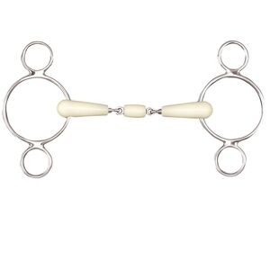 Happy Mouth Bits Double-Jointed 2-Ring Elevator Bit